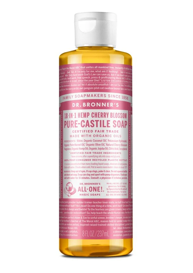 Dr Bronner's 18-in-1 Pure Castile MAGIC SOAP Cherry Blossom - Image 2