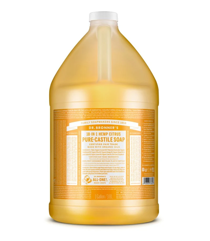 Dr Bronner's 18-in-1 Pure Castile MAGIC SOAP Citrus - Image 4