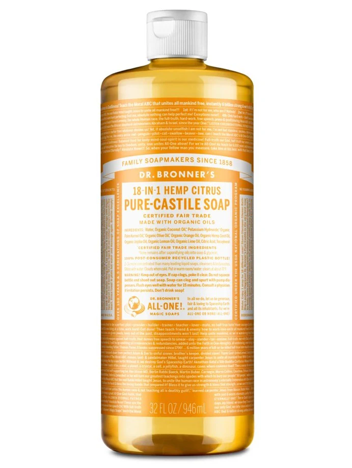 Dr Bronner's 18-in-1 Pure Castile MAGIC SOAP Citrus - Image 5
