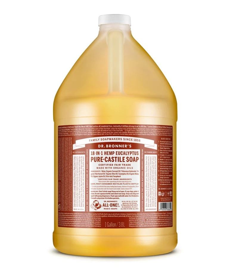 Dr Bronner's 18-in-1 Pure Castile MAGIC SOAP Eucalyptus - Image 5