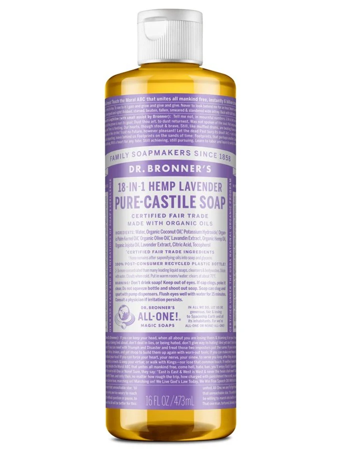 Dr Bronner's 18-in-1 Pure Castile MAGIC SOAP Lavender - Image 3