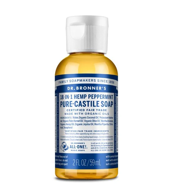 Dr Bronner's 18-in-1 Pure Castile MAGIC SOAP Peppermint