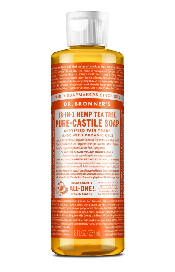 Dr Bronner's 18-in-1 Pure Castile MAGIC SOAP Tea Tree - Image 2