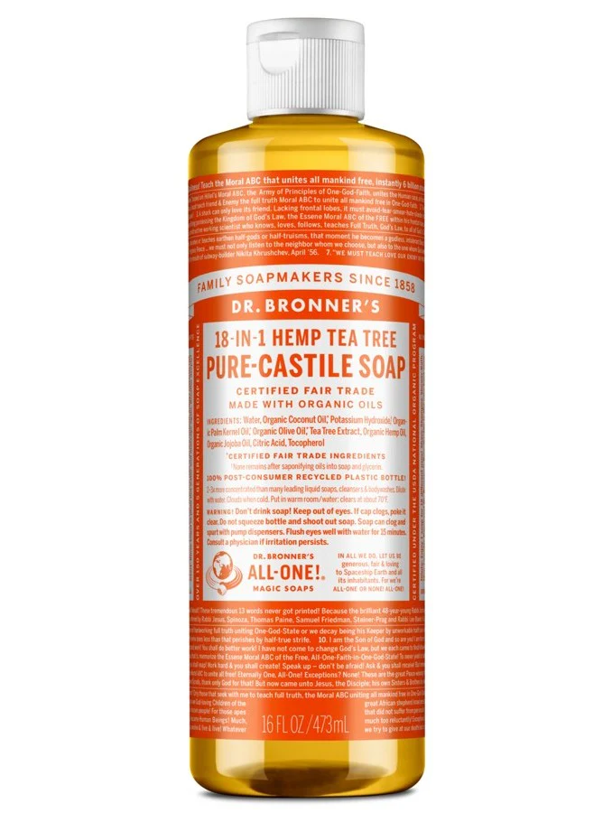 Dr Bronner's 18-in-1 Pure Castile MAGIC SOAP Tea Tree - Image 3