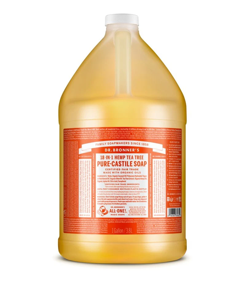 Dr Bronner's 18-in-1 Pure Castile MAGIC SOAP Tea Tree - Image 5