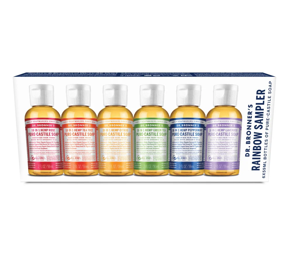 Dr Bronner's Rainbow Sampler Pack