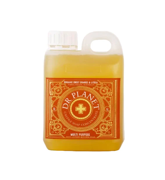 Dr Planet Organic Castile Soap Sweet Orange & Litsea - Image 2