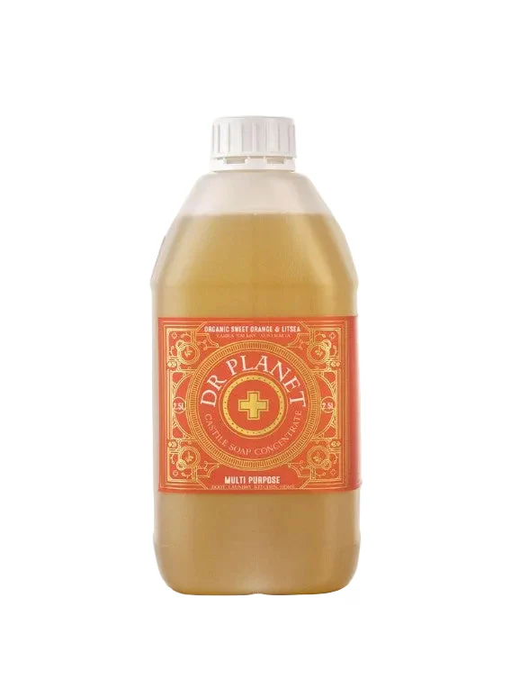 Dr Planet Organic Castile Soap Sweet Orange & Litsea - Image 3