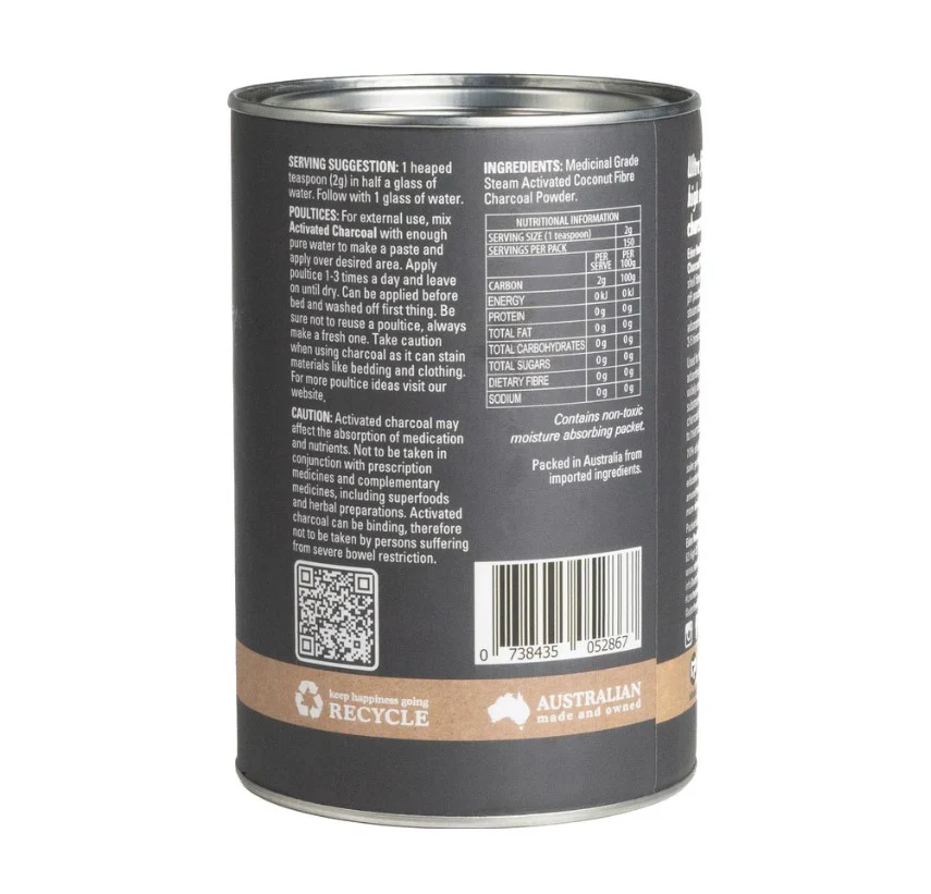 Eden Healthfoods Activated Charcoal - Image 3