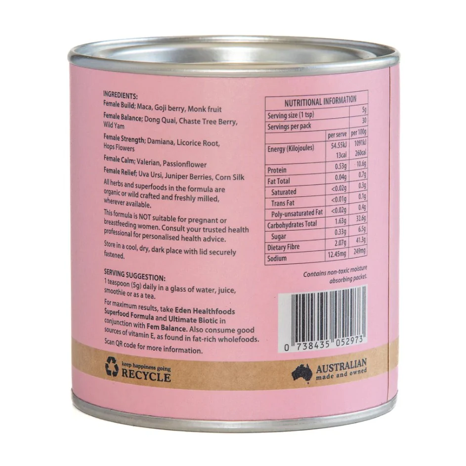 Eden Healthfoods Fem Balance 150g - Image 3