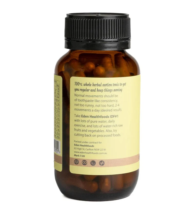Eden Healthfoods IDF1 Gut Detox 100 capsules - Image 3