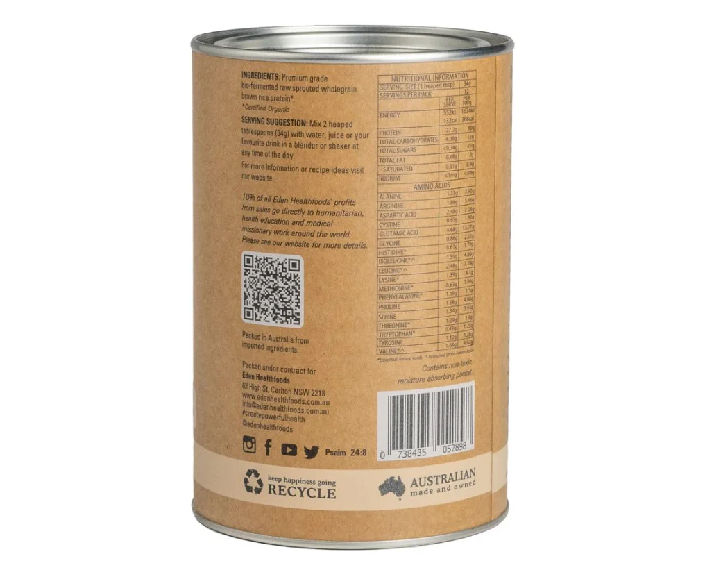 Eden Healthfoods Ultimate Protein Natural - Image 2