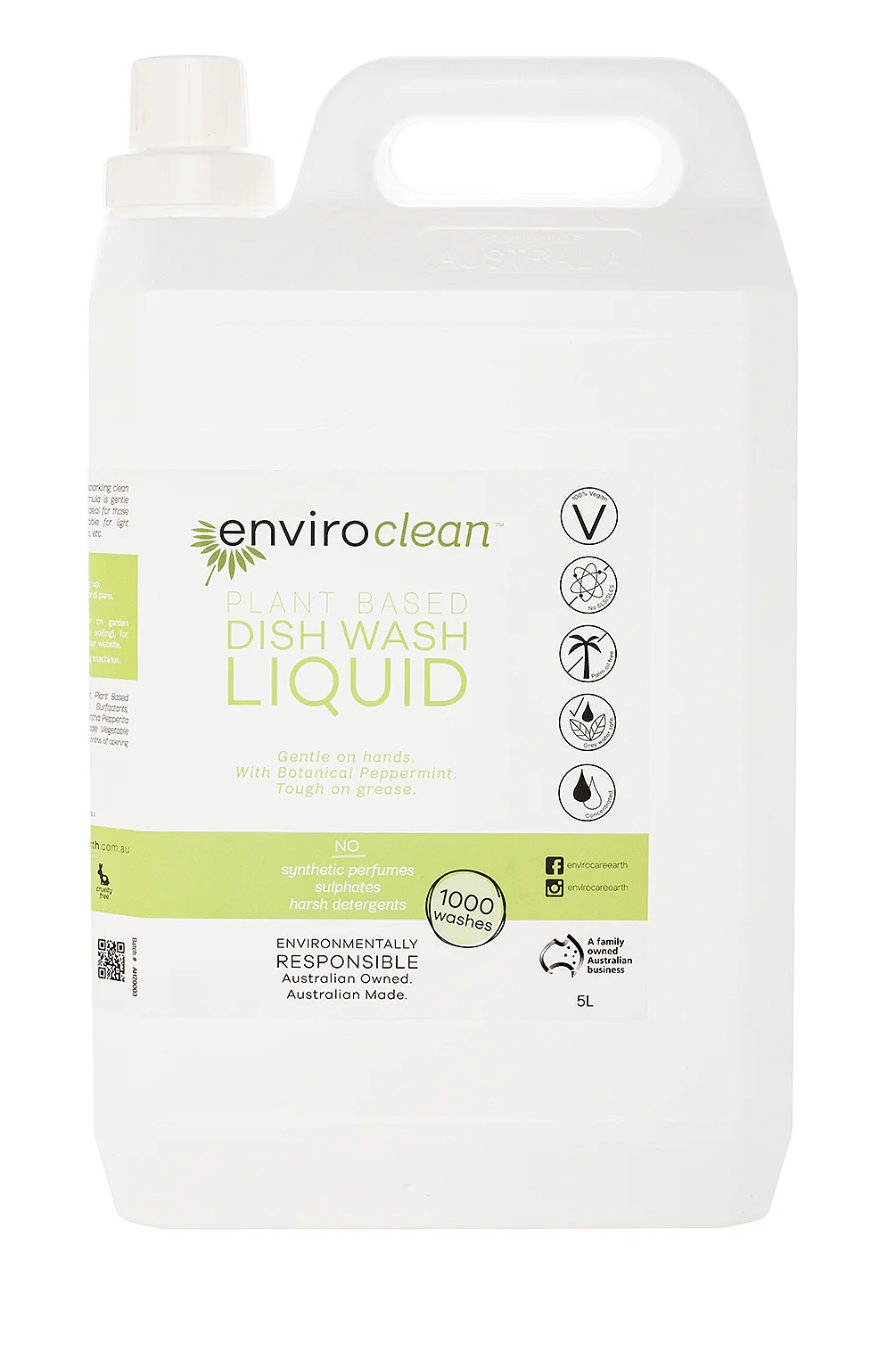 EnviroClean Dish Wash Liquid Mint - Image 3