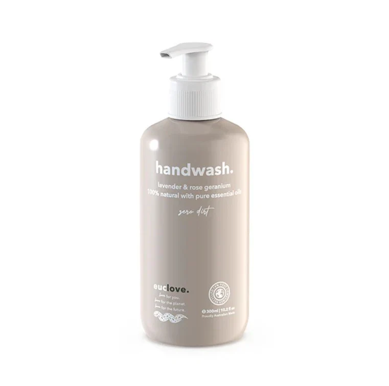 Euclove Natural Hand Wash Lavender & Rose Geranium