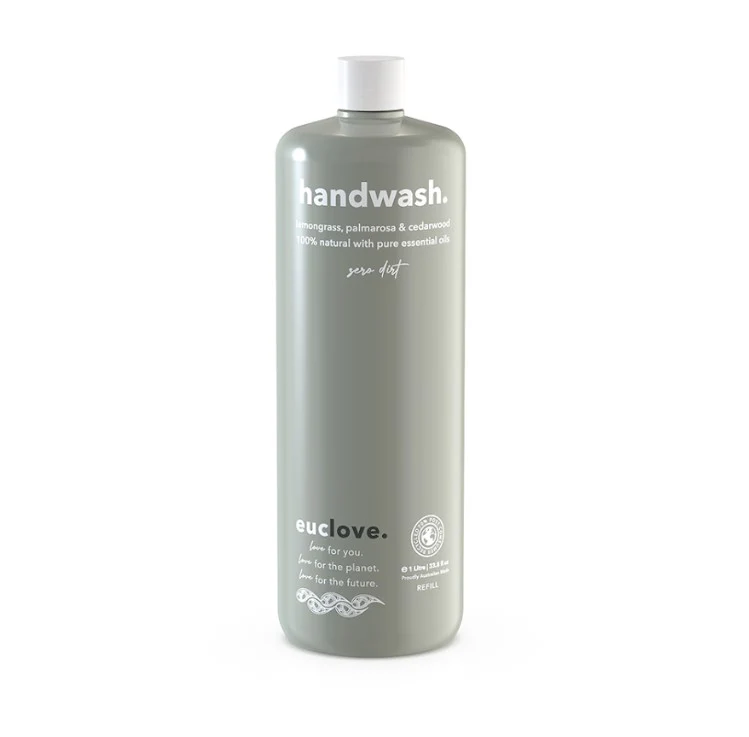 Euclove Natural Hand Wash Lemongrass & Cedarwood - Image 2