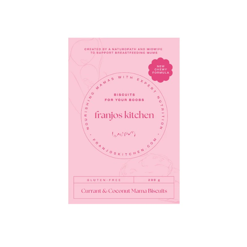 Franjo's Kitchen Mama Biscuits Gluten Free Currant & Coconut 200g