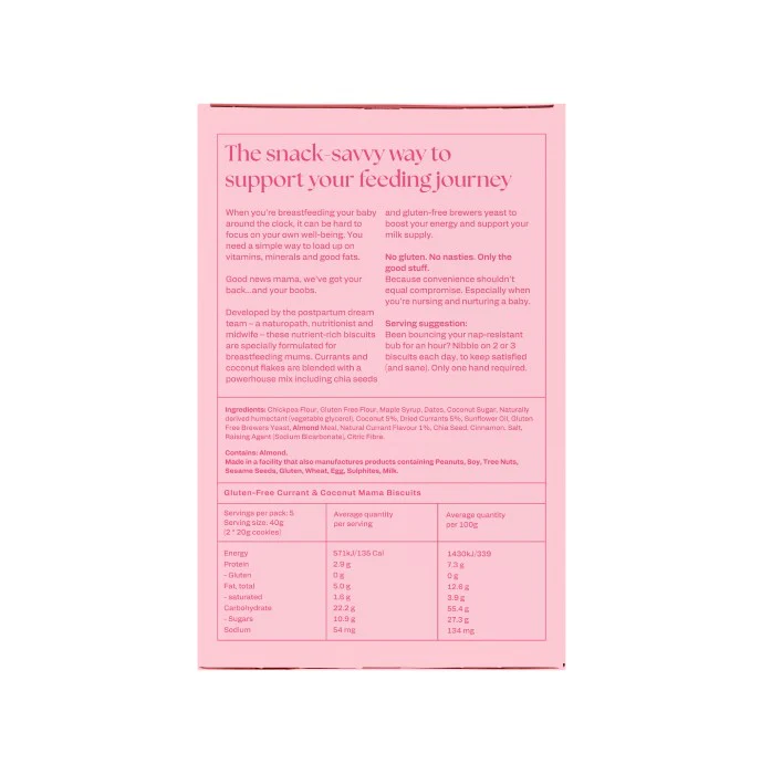 Franjo's Kitchen Mama Biscuits Gluten Free Currant & Coconut 200g - Image 2