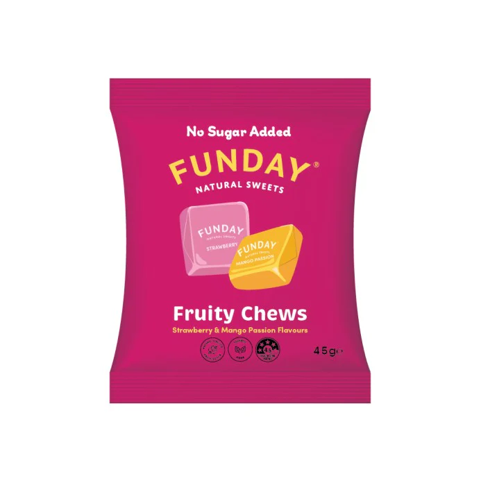Funday Fruity Chews 45g - Box of 12 - Image 2