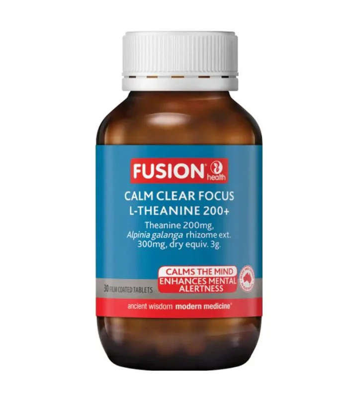 Fusion Health Calm Clear Focus L-Theanine 200+  30 tablets