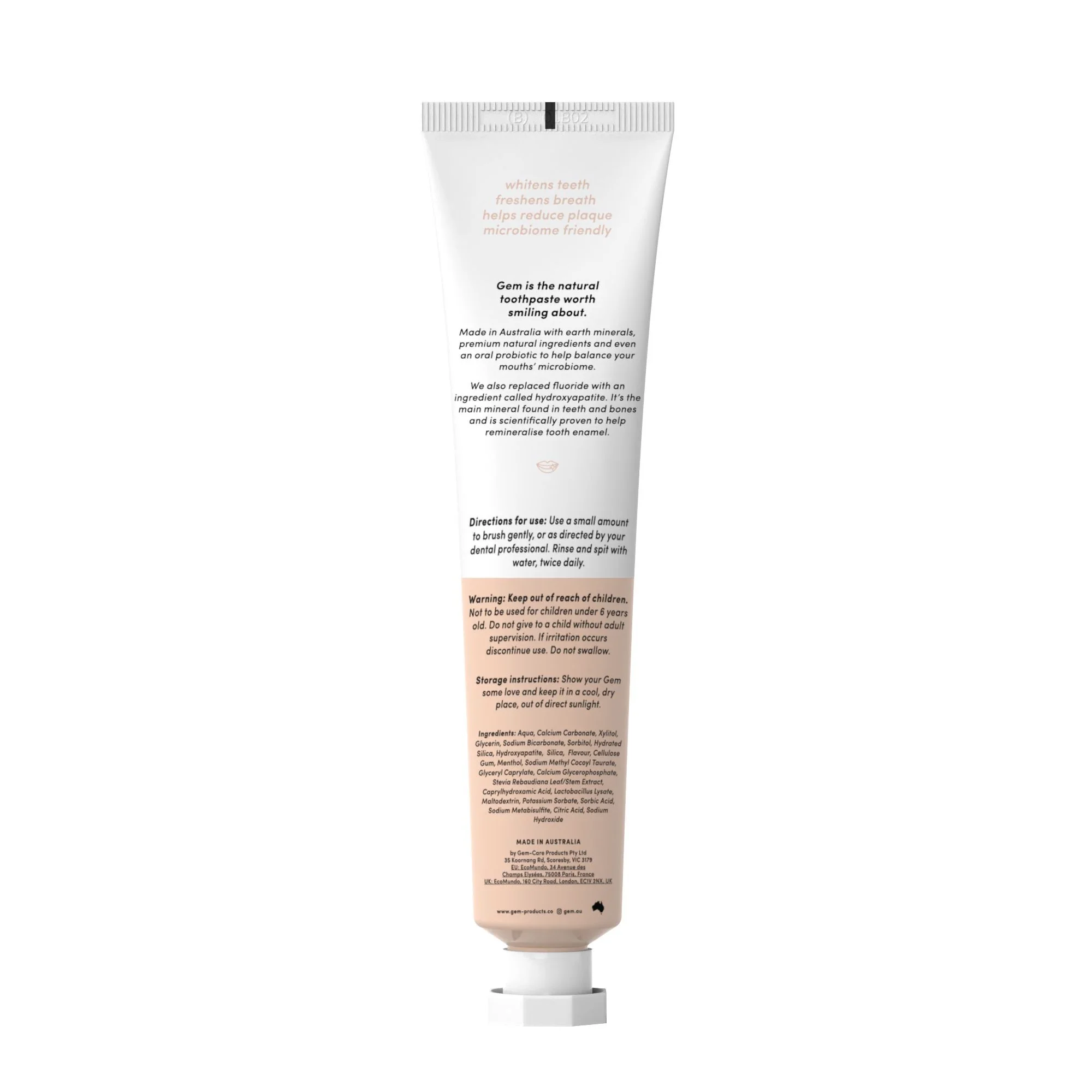 Gem Triple Whitening Toothpaste 100g - Image 6