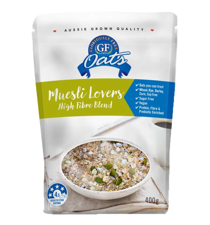 Gloriously Free Oats High Fibre Muesli 400g