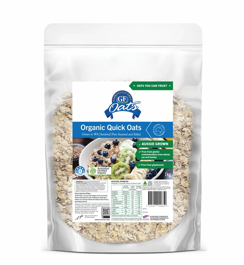 Gloriously Free Oats Organic Quick Oats