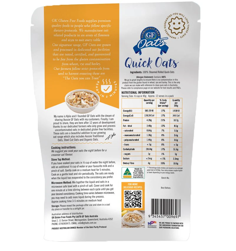 Gloriously Free Quick Oats - Image 2