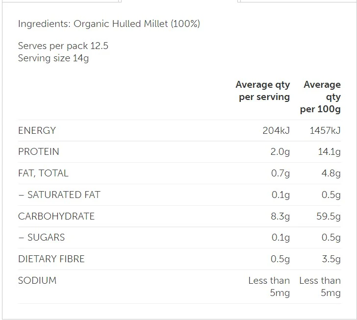 Good Morning Cereals Organic Millet Puffs 175gm Box of 6 - Image 2