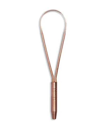 Goodly Gosh Copper Tongue Cleaner Traditional Single Handle