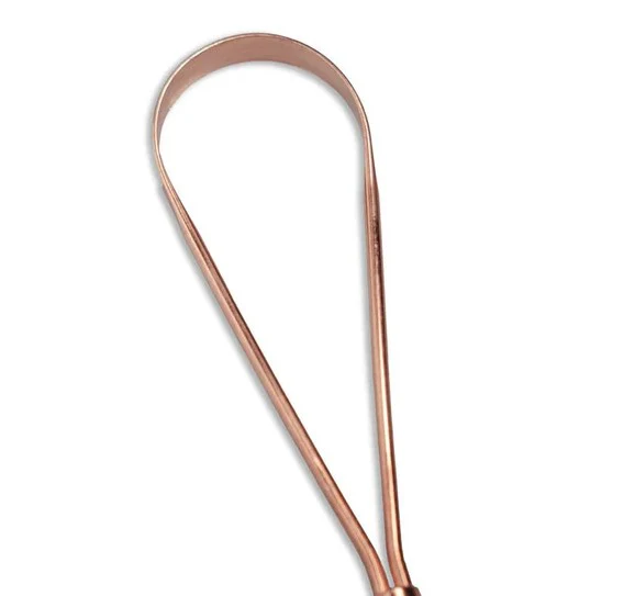 Goodly Gosh Copper Tongue Cleaner Traditional Single Handle - Image 3