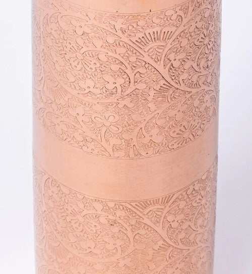 Goodly Gosh Copper Water Bottle Diamond Hammered 950ml Mesmerise - Image 2