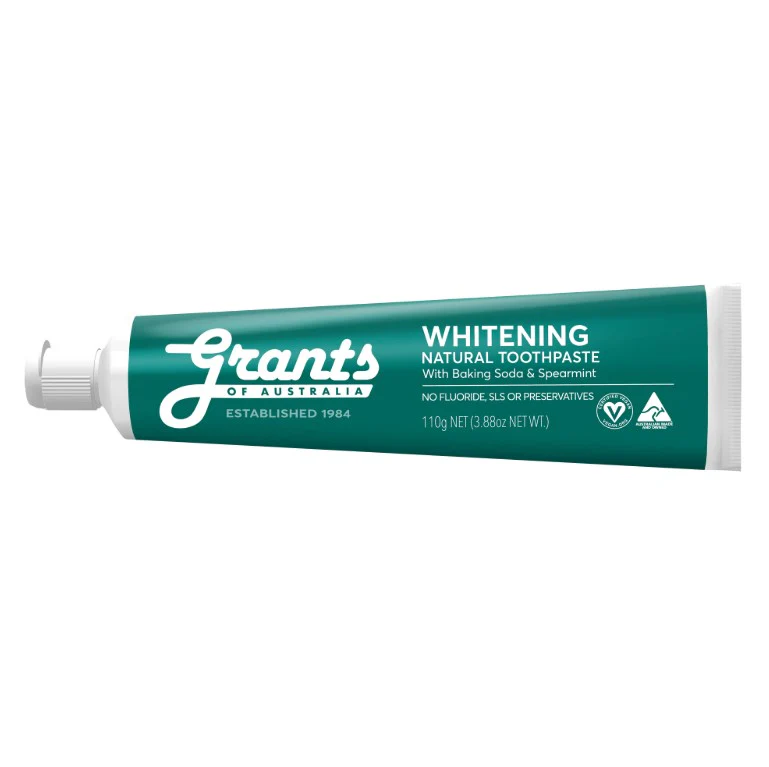 Grants Toothpaste Whitening Spearmint Fluoride Free 110g (Box of 12) - Image 3
