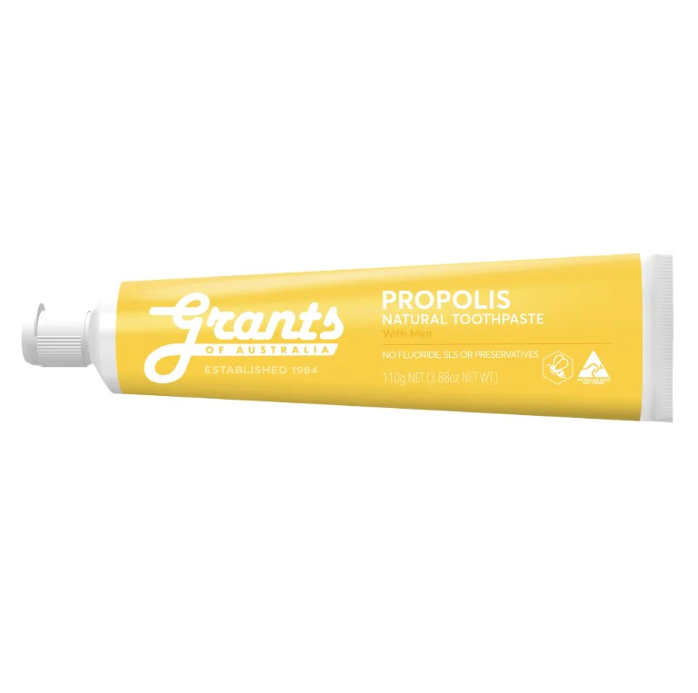 Grants Propolis Natural Toothpaste Fluoride Free - 12 Pack - Image 3
