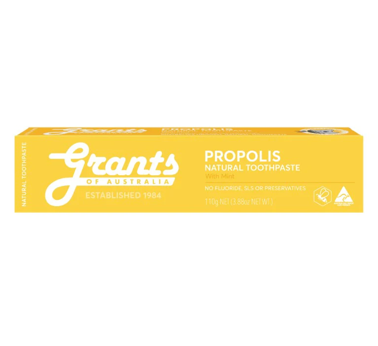 Grants Propolis Natural Toothpaste Fluoride Free - 12 Pack - Image 4
