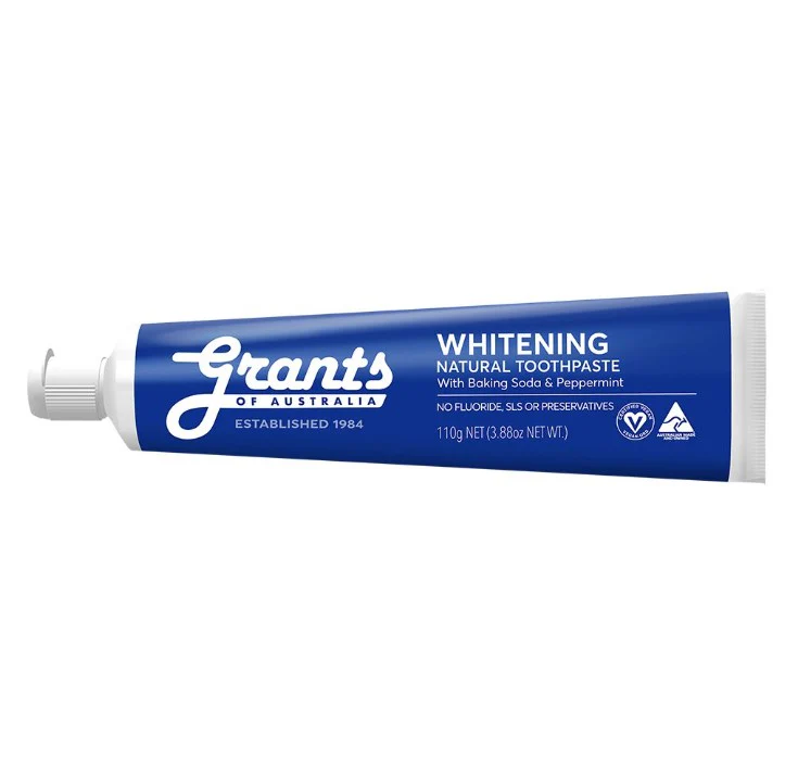 Grants Whitening with Peppermint Natural Toothpaste 110g - 12 Pack - Image 3