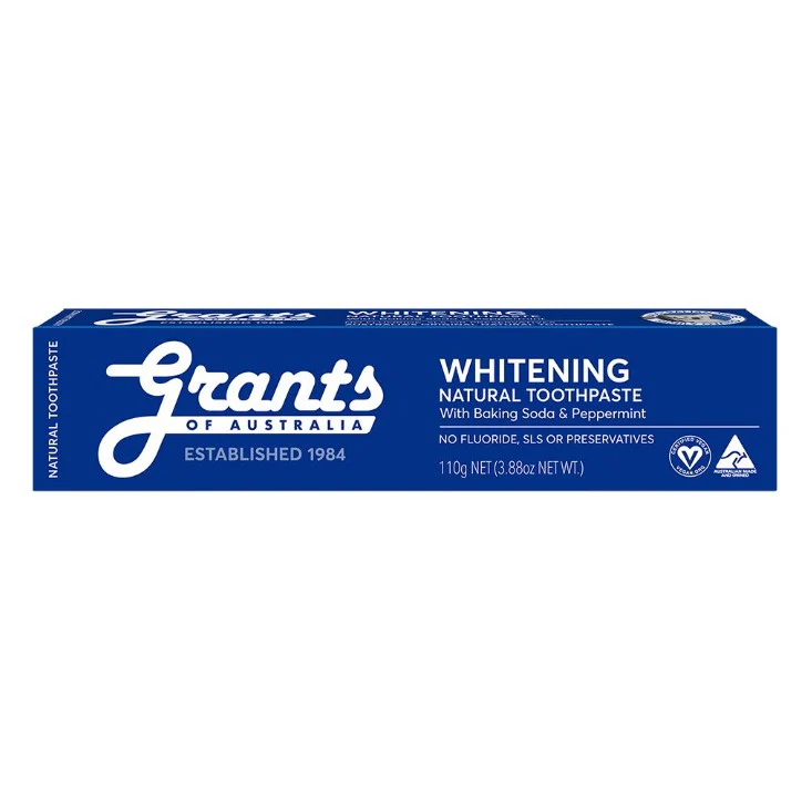 Grants Whitening with Peppermint Natural Toothpaste 110g - 12 Pack - Image 4