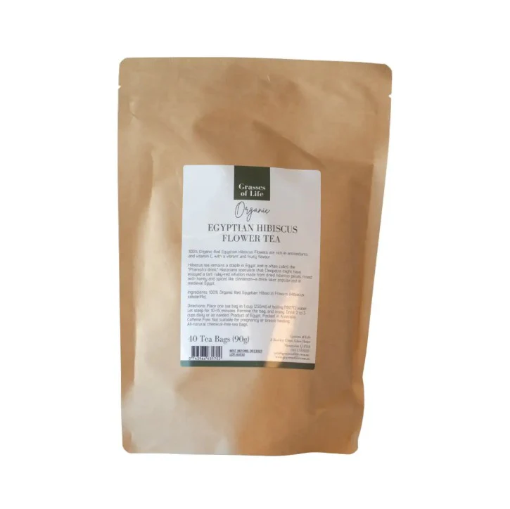 Grasses of Life Egyptian Hibiscus 40 Tea Bags