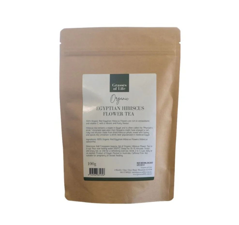 Grasses of Life Egyptian Hibiscus Loose Leaf Tea