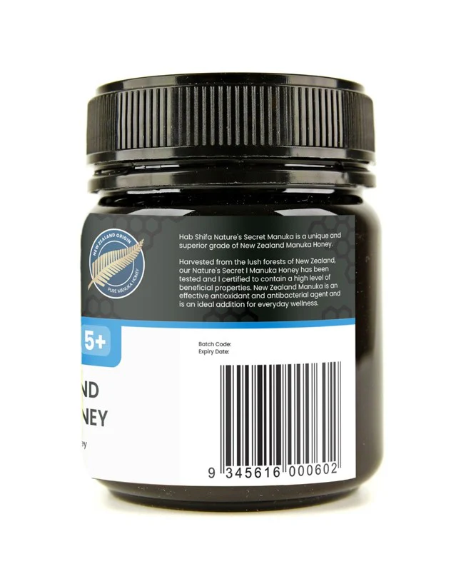 Hab Shifa Manuka Honey New Zealand (UMF 5+) MGO100+ 250g - Image 3
