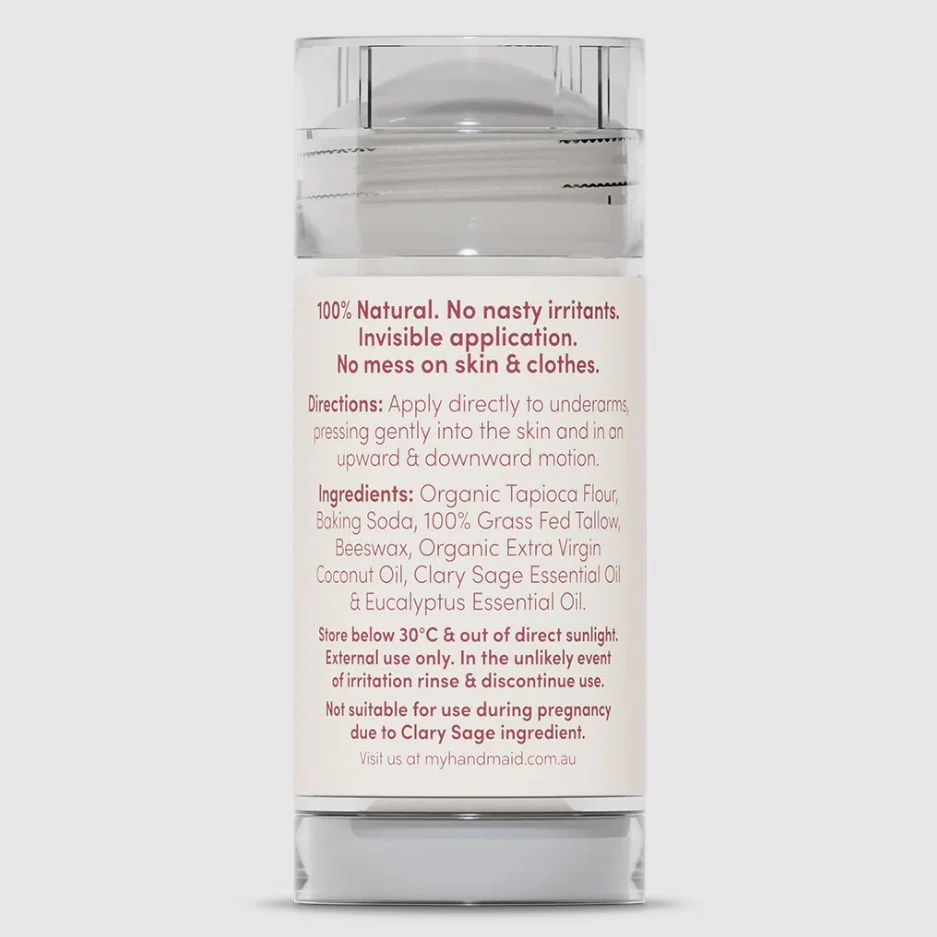 Handmaid Natural Deodorant Clary Sage & Eucalyptus 50g - Image 2