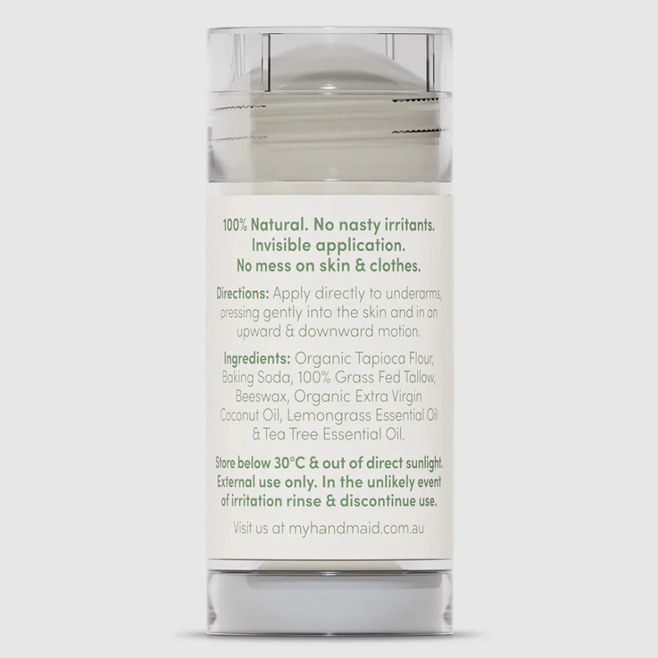 Handmaid Natural Deodorant Lemongrass & Tea Tree 50g - Image 2
