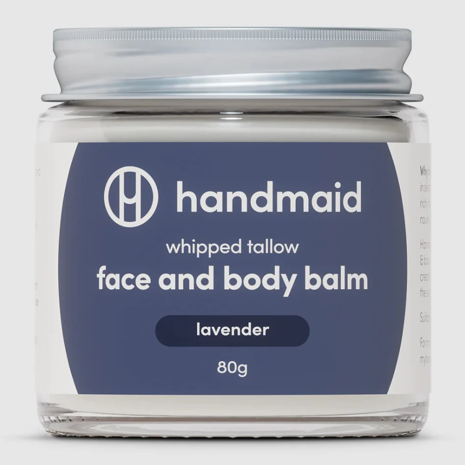 Handmaid Whipped Tallow Face and Body Balm Lavender 80g