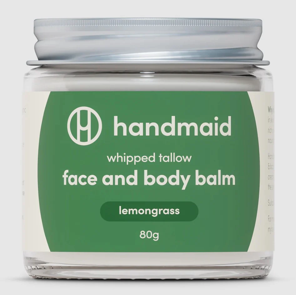 Handmaid Whipped Tallow Face and Body Balm Lemongrass 80g