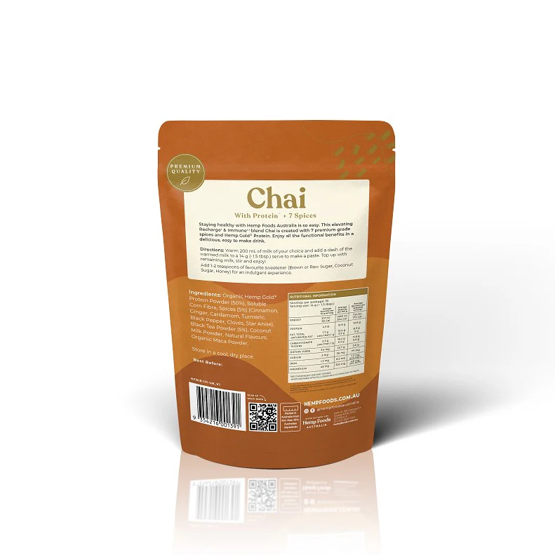 Hemp Foods Australia Chai Recharge & Immunity Blend - Image 4