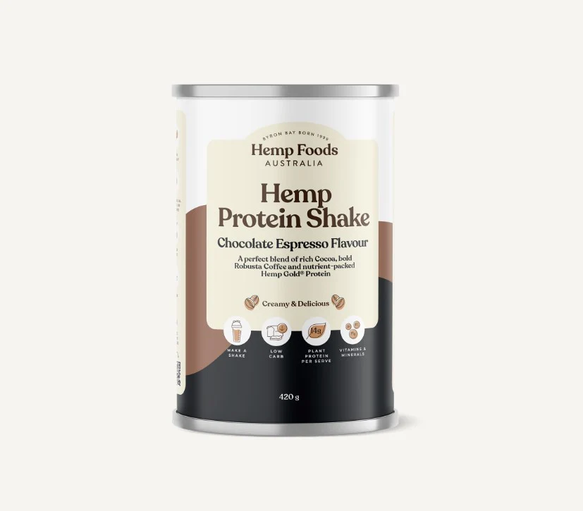 Hemp Foods Australia Hemp Protein Shake Chocolate Espresso