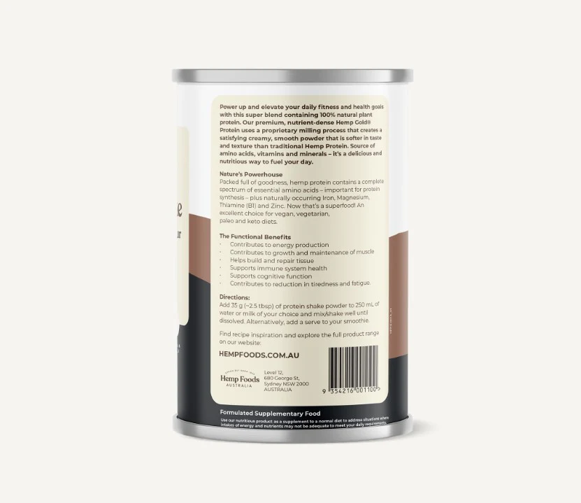 Hemp Foods Australia Hemp Protein Shake Chocolate Espresso - Image 3