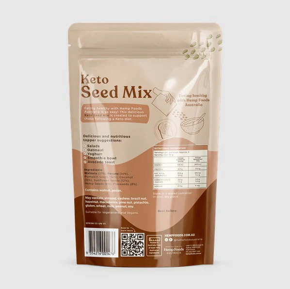 Hemp Foods Australia Keto Seed Mix 180g - Image 2