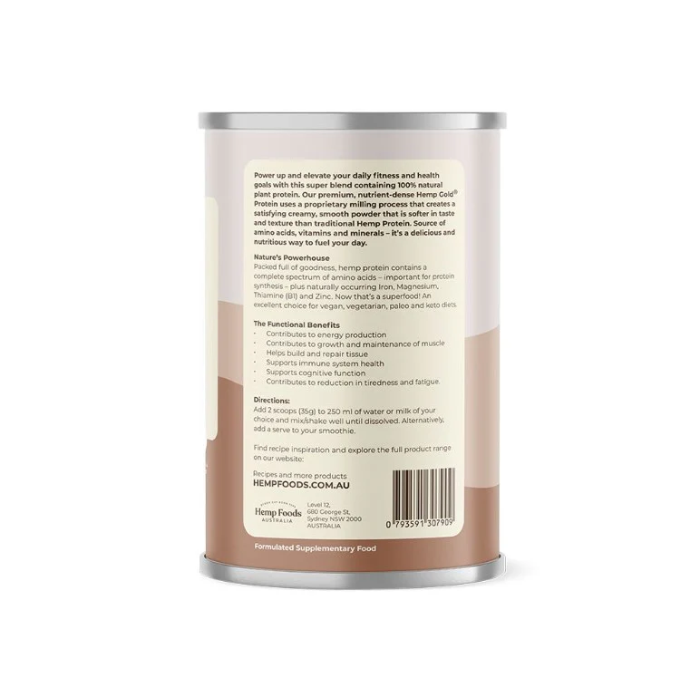 Hemp Foods Australia Organic Hemp Protein Chocolate 420g - Image 2