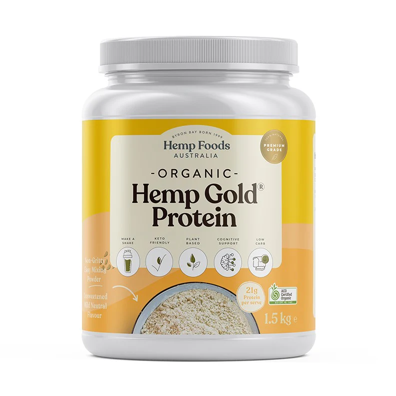 Hemp Foods Australia Organic Hemp Protein Powder Gold - Image 4