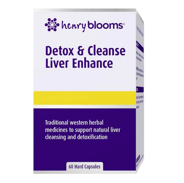 Henry Blooms Detox & Cleanse Liver Enhance 60 capsules